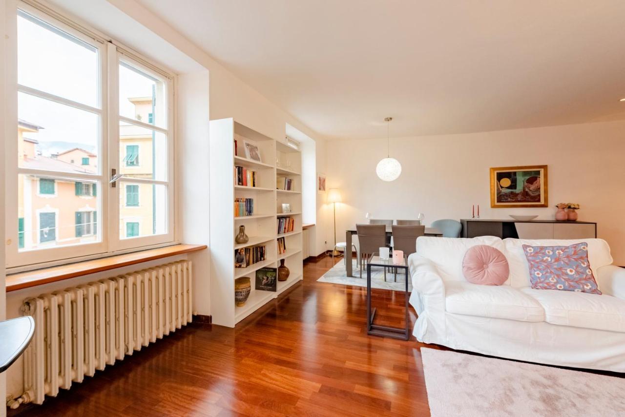 Cavour 9 Apartment 2B 2B 100Mq With Private Garage, In Center Of Rapallo, Wifi, Air Conditioned מראה חיצוני תמונה