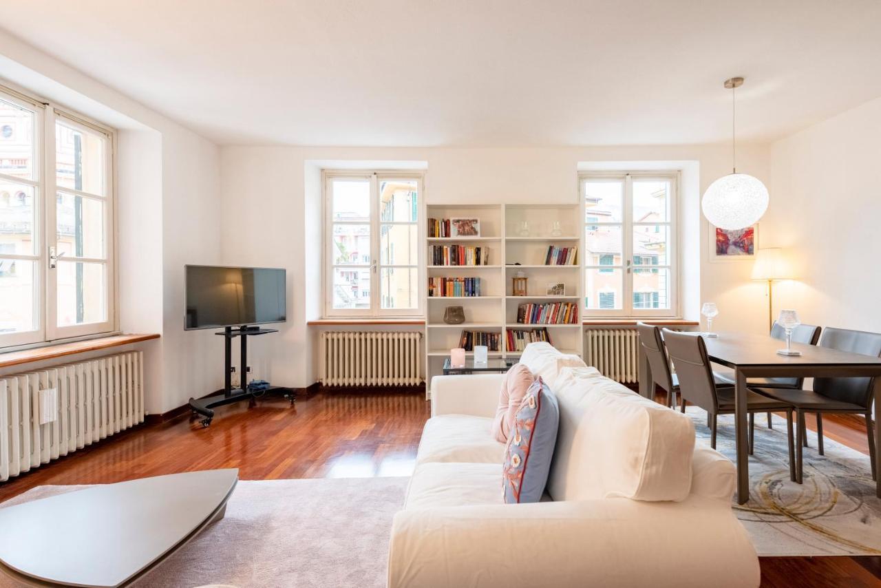 Cavour 9 Apartment 2B 2B 100Mq With Private Garage, In Center Of Rapallo, Wifi, Air Conditioned מראה חיצוני תמונה